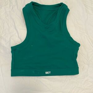 Set active sports bra, color, palm green